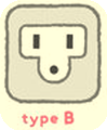 電源プラグ タイプB