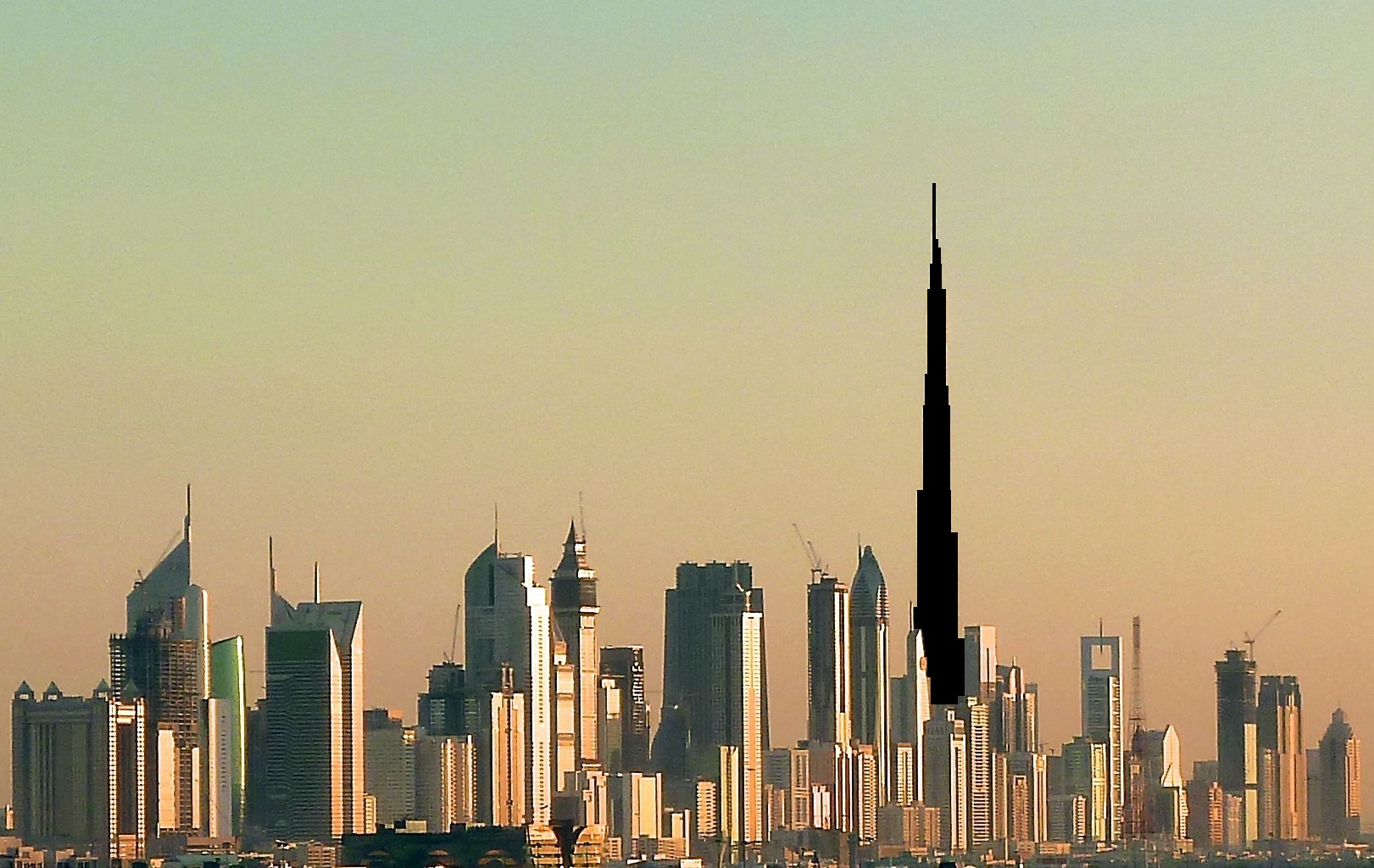 Dubai skyline Burj Khalifa