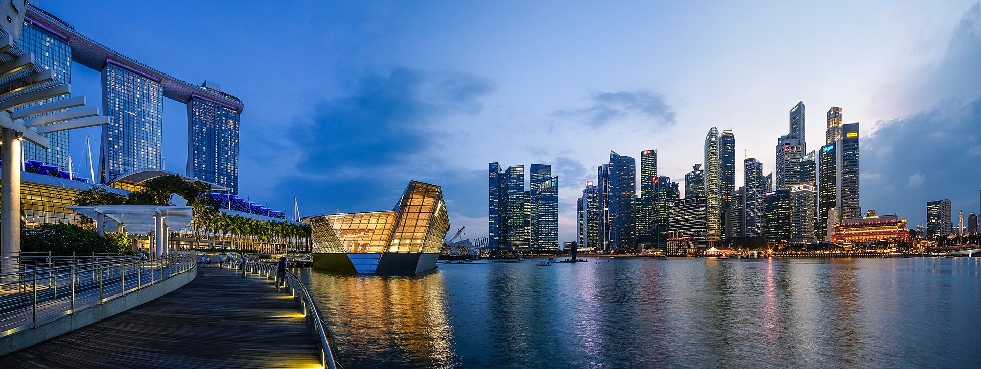 Singapore Marina Bay skyline
